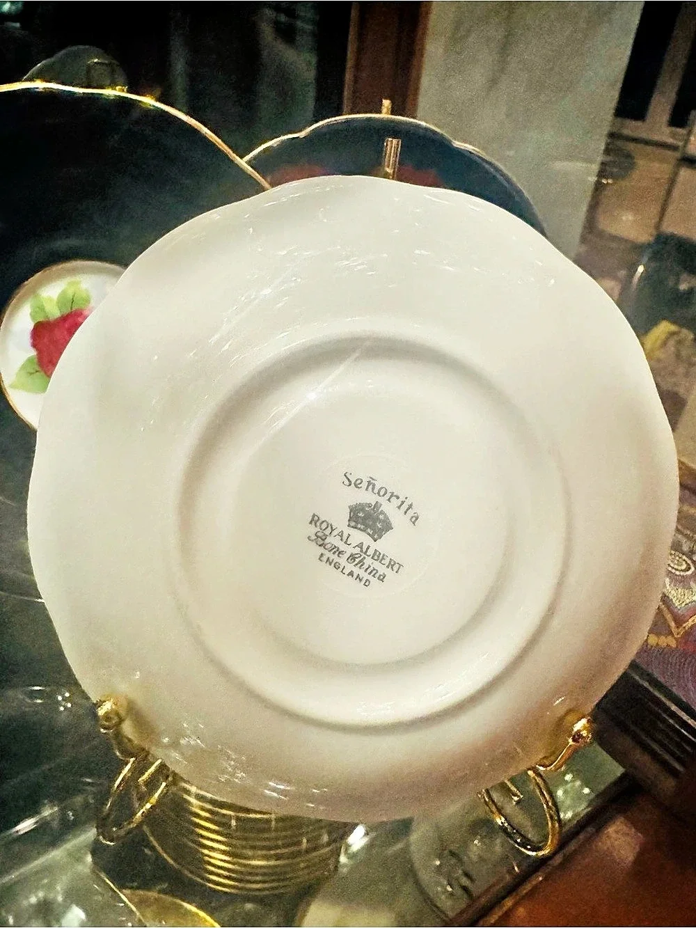 Vintage Royal Albert Señorita Replacement Saucer made in England